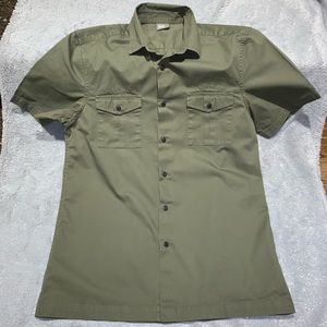 ASOS Men’s Olive Green Button Down Shirt